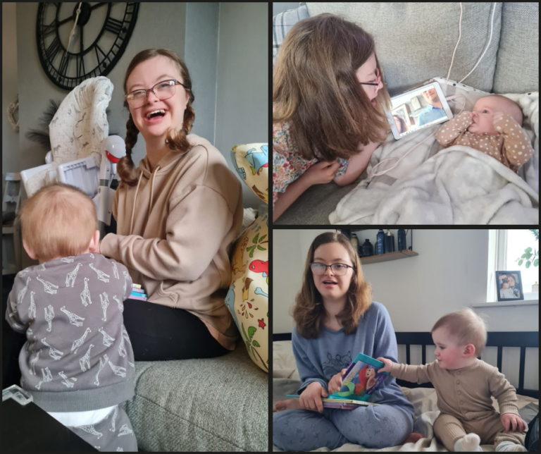 Photos of Charlotte and Leo enjoying each others company